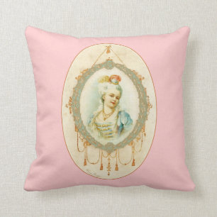 Unga Marie Antoinette Porträtt Kudde