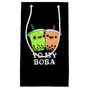 Unga min Boba Funny Boba Tea Pun Mörk BG