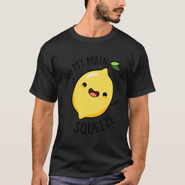 Unga min huvudsögla Lemon Pun T Shirt (Framsida)