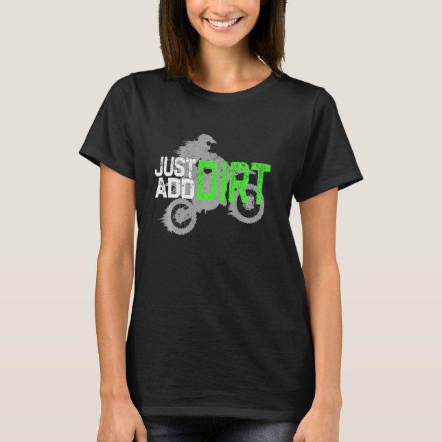 Unga motocross Boys Dirt Bike Dirtcycle Kids Dirt T Shirt (Framsida)