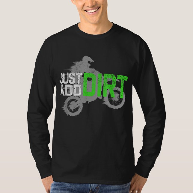 Unga motocross Boys Dirt Bike Dirtcycle Kids Dirt T Shirt (Framsida)