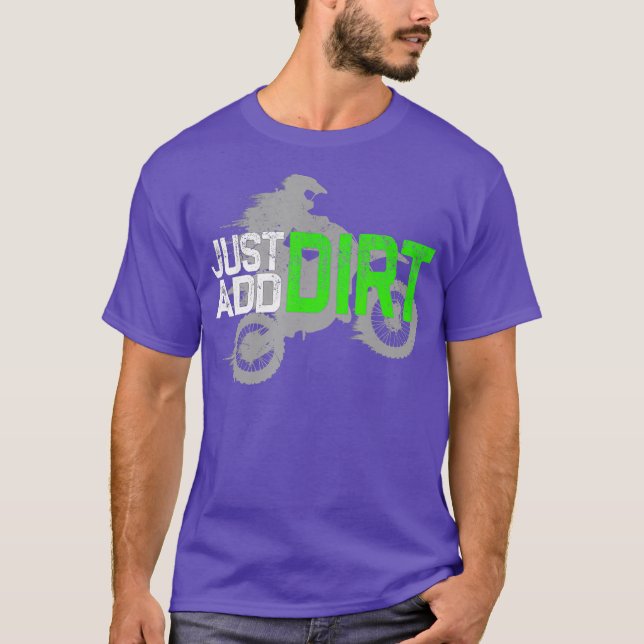 Unga motocross Boys Dirt Bike Dirtcycle Kids T Shirt (Framsida)