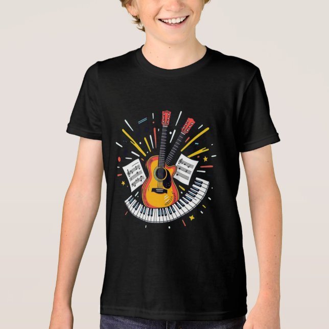 Unga musikstjärnklubb t shirt (Framsida)