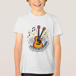 Unga musikstjärnklubb t shirt