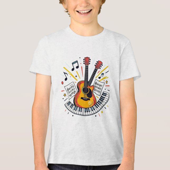 Unga musikstjärnklubb t shirt (Framsida)