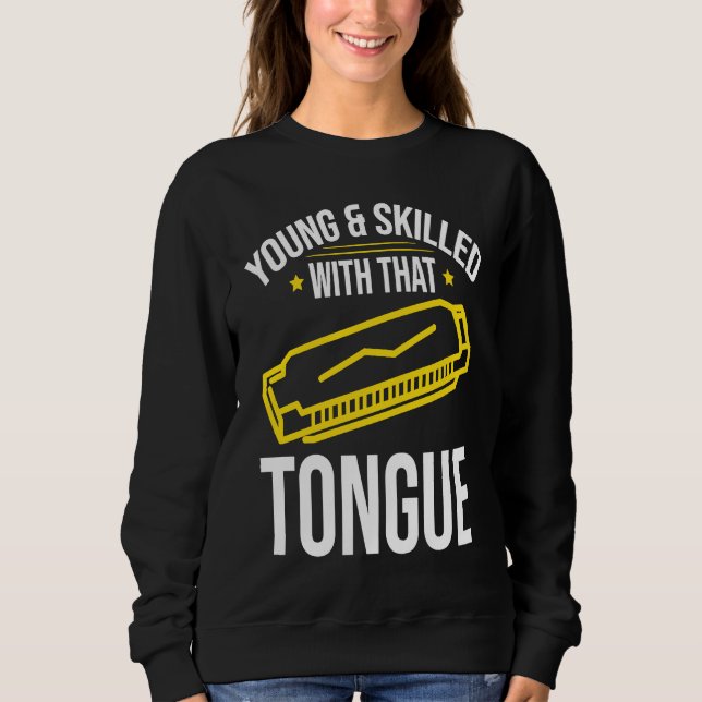 Unga och Begåvade Munspelare T Shirt (Framsida)
