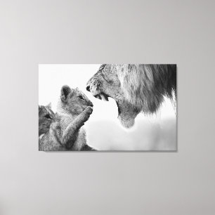 Unga och fruktlösa murkonst canvastryck