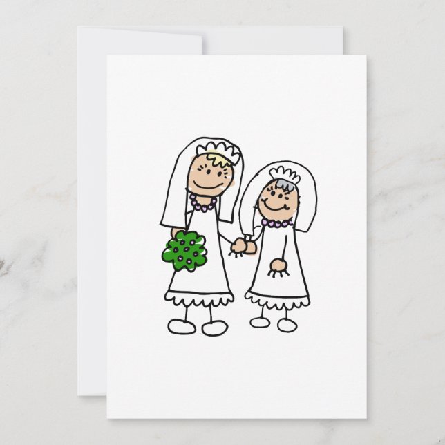 Unga och gamla Brider Inbjudningar (Framsida)