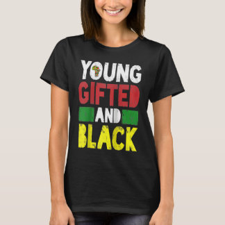 Unga och svarta afrikanska stolthet svarta histori t shirt