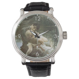Unga par i Kärlek (Kissing på floden) Armbandsur