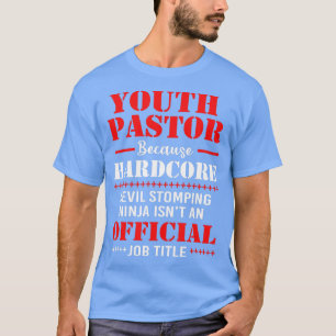 Unga pastor för Hardcore Djävulen Stomping Ninja T Shirt