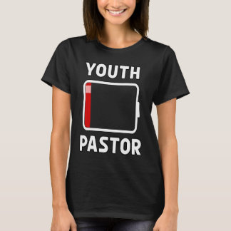 Unga pastor Low Battery Energy Church Camp Minis T Shirt