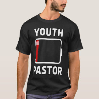 Unga pastor Low Battery Energy Church Camp Minis T Shirt