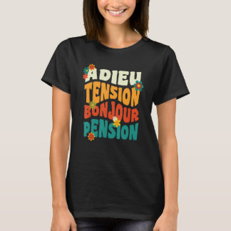 Unga Pensionerade Arbete Kollega Vintage T Shirt