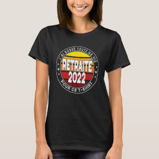 Unga Pensionerade Arbetskamrat 2022 Solnedgång T Shirt