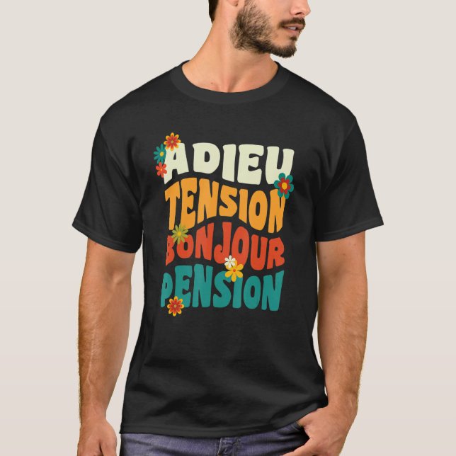 Unga Pensionerade Arbetskamrat Vintage T Shirt (Framsida)