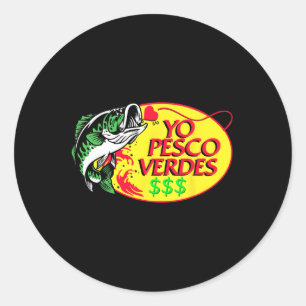 Unga Pesco Verdes Funny som säger Mexican Poncho C Runt Klistermärke