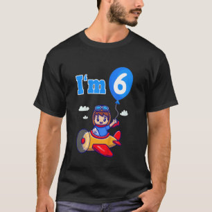 Unga pilotflygplan Flygplan I är 6 sjätte 6e T Shirt