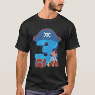 Unga Pirat med Frakt - Roligt barn T Shirt