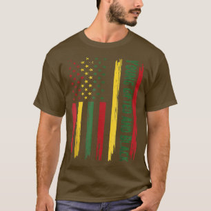 Unga presenterade och svarta historikmånad Afrikan T Shirt