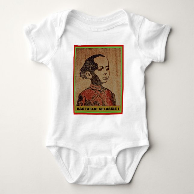 Unga Ras, unga Haile Selassie mig, Jah Rastafari Tröja (Framsida)