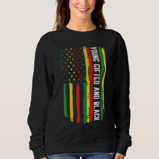 Unga red And Svart Historia Afro Afrikansk Stolthe T Shirt