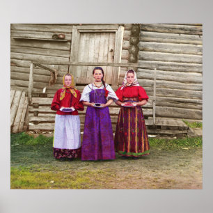 Unga ryska kvinnor - FotoPoster Poster