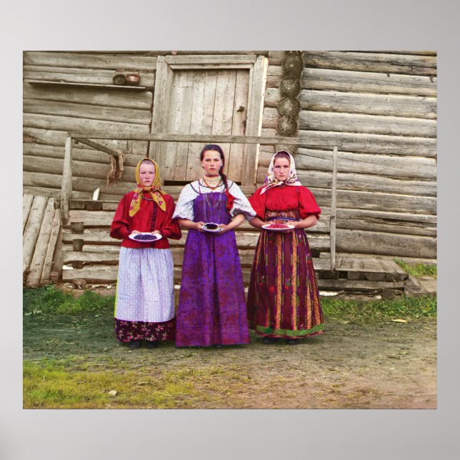 Unga ryska kvinnor - FotoPoster Poster (Framsidan)