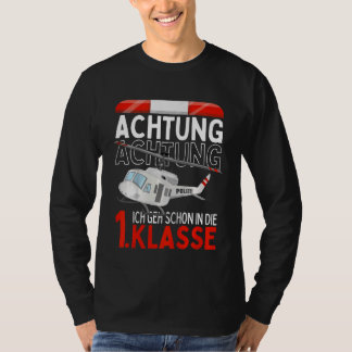 Unga skolbarn i barnskolan, första klass t shirt