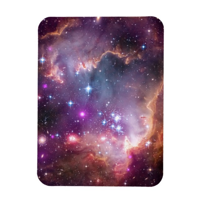 Unga stjärnor i det lilla magellaniska molnet. magnet (Vertikal)