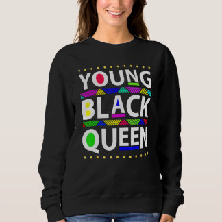 Unga Svarta Drottning Svarta Historik Månad Flicko T Shirt