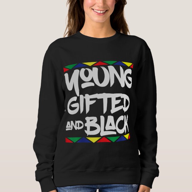 Unga, svarta, vackra Afrikas Pride T Shirt (Framsida)