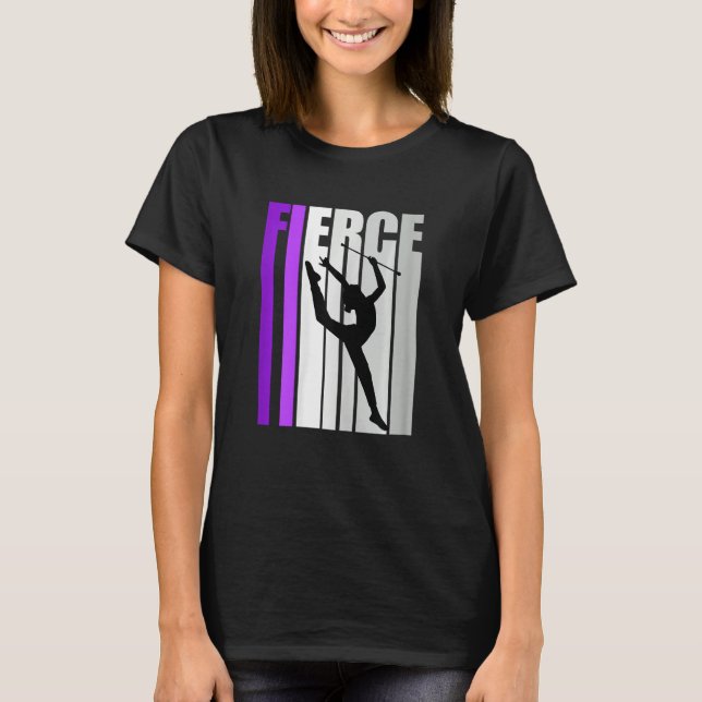 Unga ungdomar Rhythmic Gymnastics Inspire Behålla  T Shirt (Framsida)