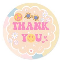 Unga, Vild och tre födelsedagars Tack Sticker