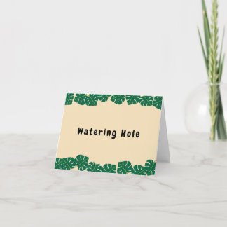 Unga, Vild och tre födelsedagstecken på mat Tack Kort