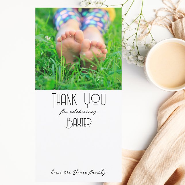 Unga, Vild och tre | Fotokort Tack | FÄRG (Skapare uppladdad)