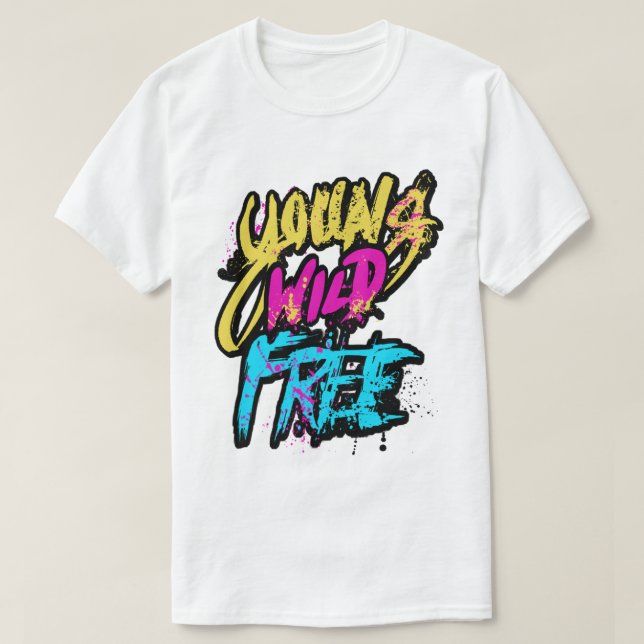 Unga Vilda Fria T Shirt (Design framsida)