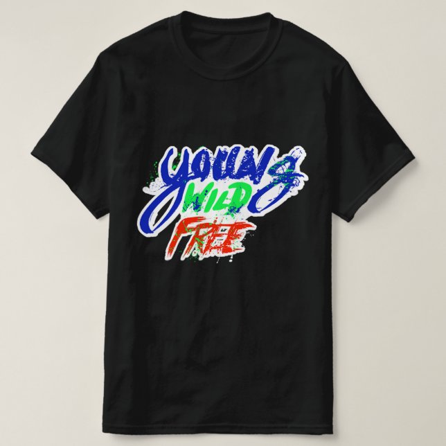 Unga Vilda Fria T Shirt (Design framsida)