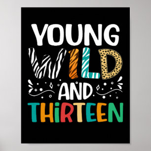 Unga Vilder och tretton 13:e födelsedagsflickorna Poster