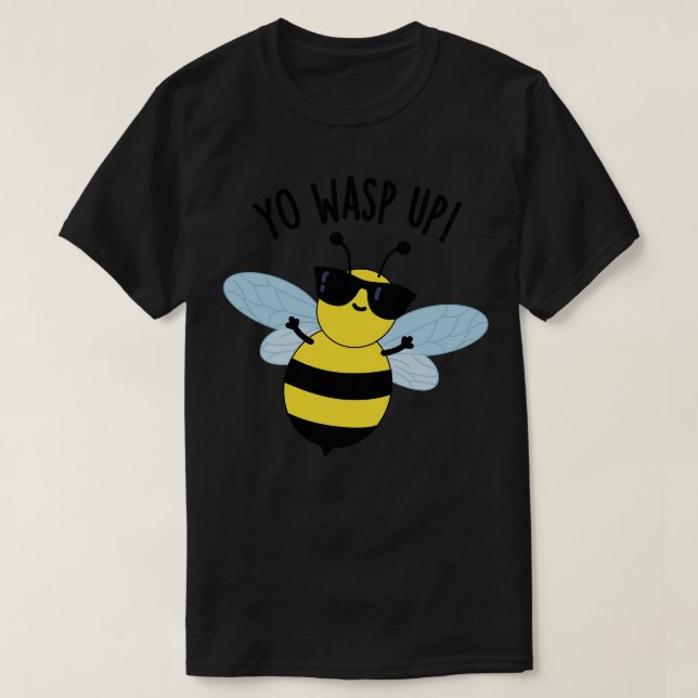 Unga Wasp Up Funny Kryp Puns 1 T Shirt (Design framsida)