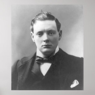 Unga Winston Churchill Poster