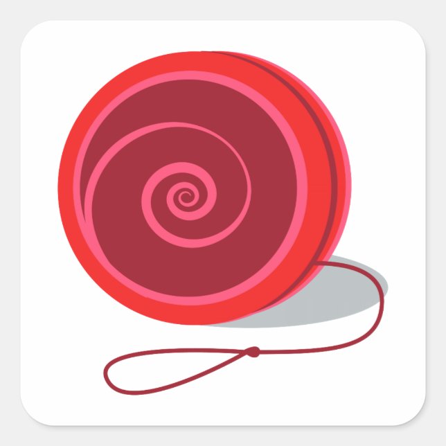 Unga-yo Fyrkantigt Klistermärke (Framsida)