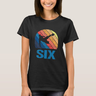 Ungar 6e födelsedag Retro Ocer 6 år Gammal Boy Gir T Shirt