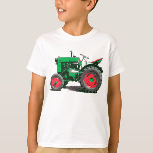 Ungar älskar en stor grön traktor t shirt