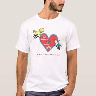 Ungar "dela för kibblen" utslagsplatsen t-shirt