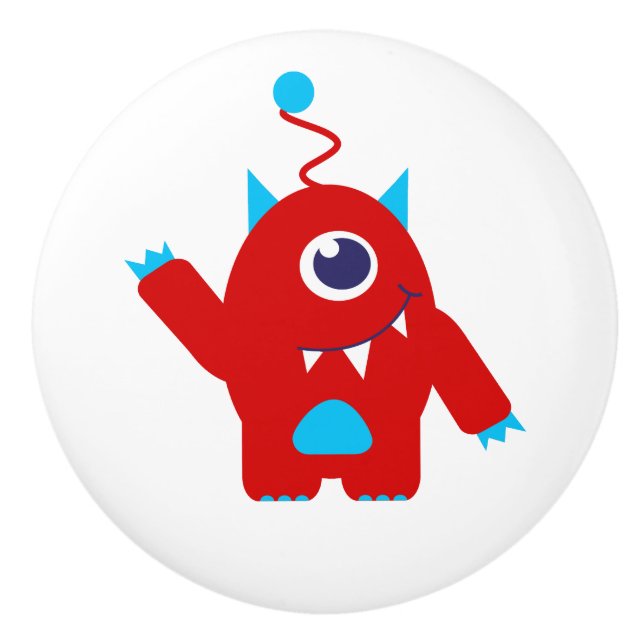 Ungar en ögonutländ rita eller doorknob knopp (Framsidan)