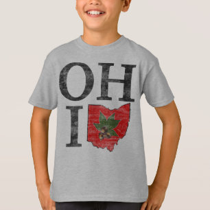 Ungar för nöt för Buckeye för typografisk Ohio Tröja