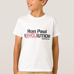 Ungar för Ron Paul revolutionT-tröja T-shirt