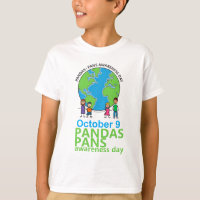 Ungar för T-tröja för PANDAS-/PANSmedvetenhetdag