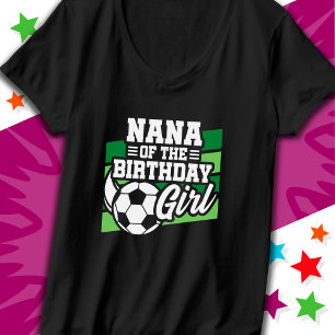 Ungar Fotboll Party Nana från Birthday Girl T Shirt